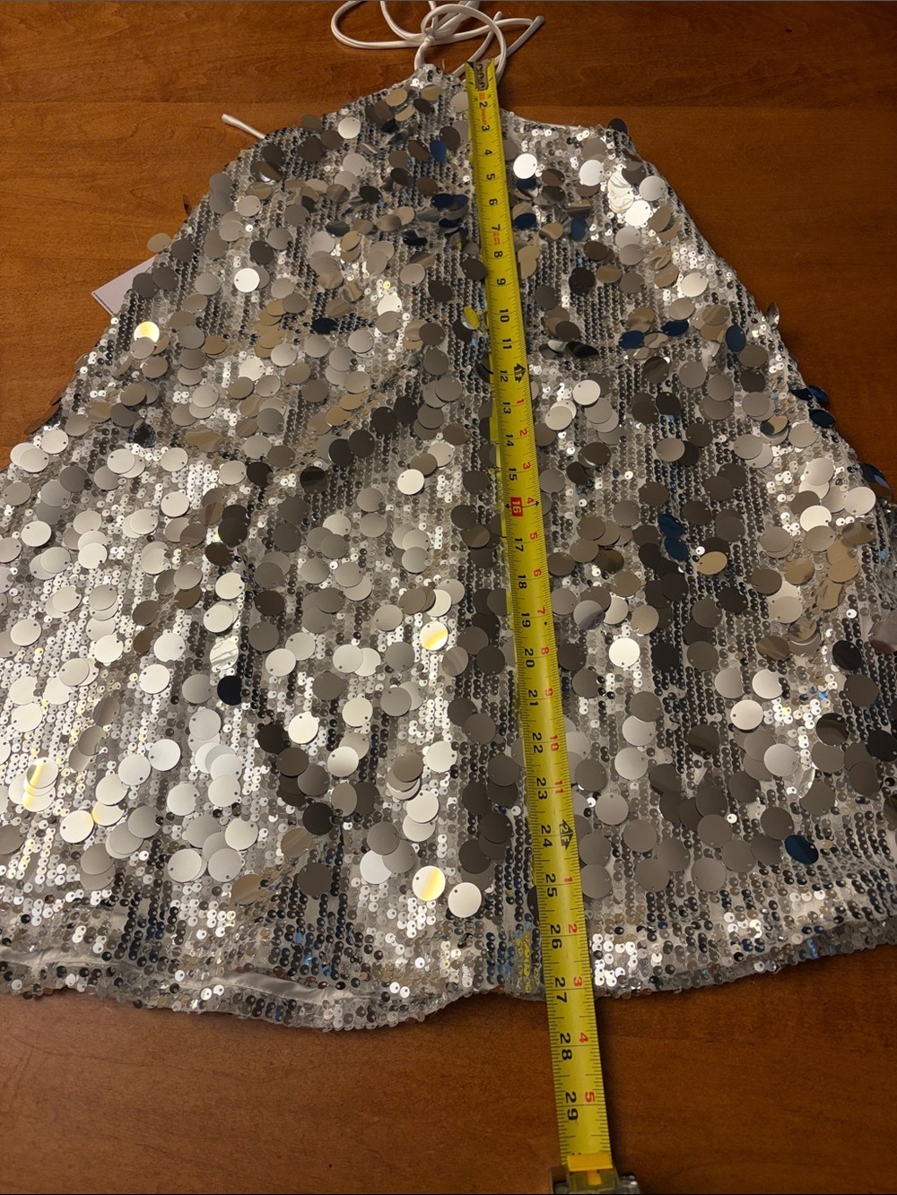 Princess Polly Flourescent Silver Sequins Halter Mini Dress - Picture 6 of 11
